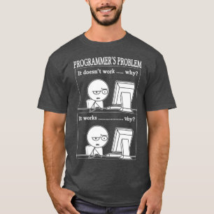 Camiseta Programadores com problemas de programador diverti