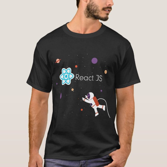 Camiseta Programando o JS ReactJS Framework (Frente)