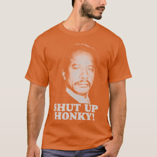 Camiseta PROGRAMAS DE TV CALA A BOCA BRANCO amigo da famíli