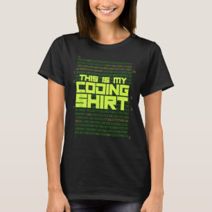 Camiseta Programmer Coder Web Developer Esta É A Minha Codi