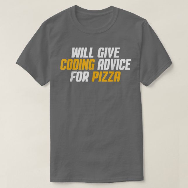 Camiseta Programmer, Developer Funny Give Coding Advice For (Frente do Design)