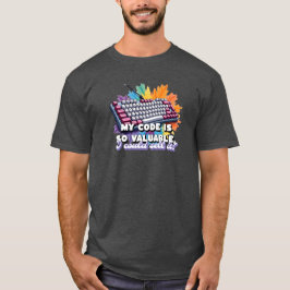Camiseta Programmer - Valueable Code - mechanical keyboard