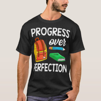 Camiseta Progress Over Motivational Teacher (66)