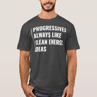 Camiseta Progressivos Sempre Gostam De Ideias Energéticas L