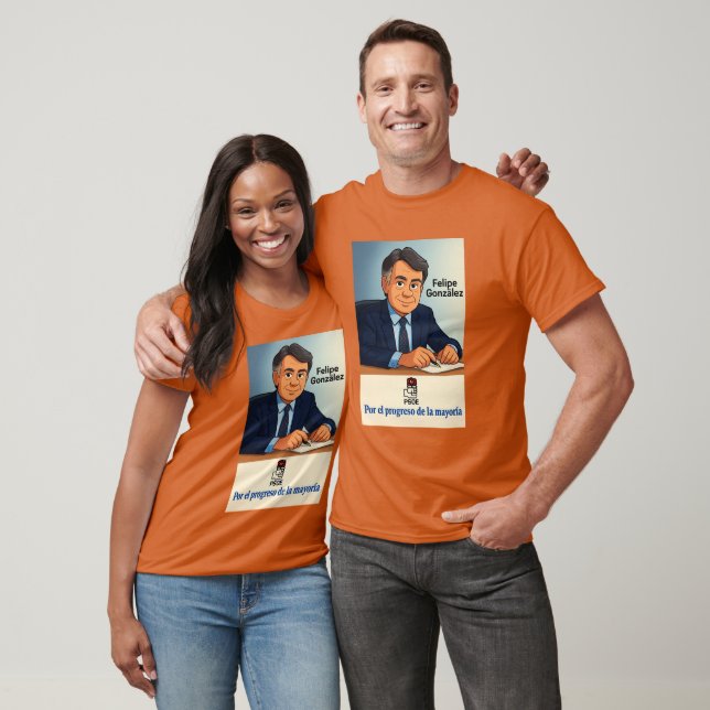 Camiseta Progresso com o PSOE (Unissex)