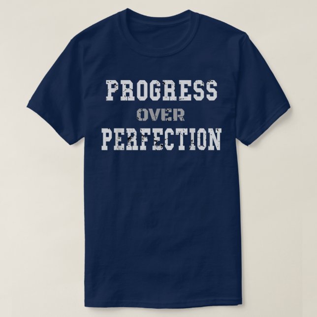 Camiseta Progresso Da Perfeição, Malhação Afetada Motiva (Frente do Design)