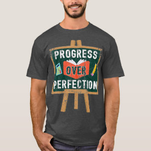 Camiseta Progresso Em Relação Ao Professor Motivacional (10