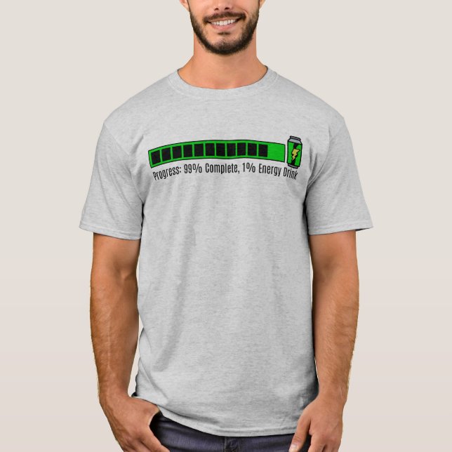 Camiseta Progresso engraçado 99% Concluído Coordenador VFX (Frente)