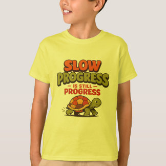 Camiseta Progresso Lento Ainda é Progresso Motivação Tartar