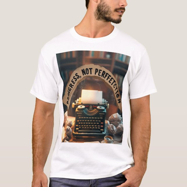 Camiseta Progresso, não perfeição (Frente)
