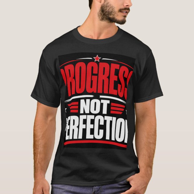 Camiseta Progresso Não Perfeição (Frente)