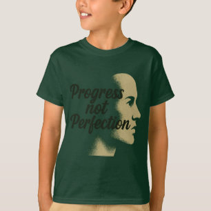Camiseta Progresso Não Perfeição - Continuar a Avançar