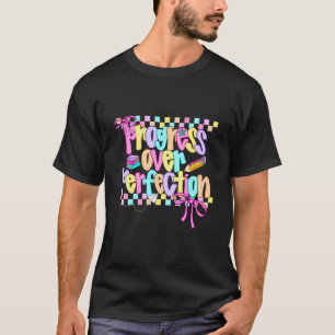 Camiseta Progresso Sobre Perfeição Professor Preparado De V