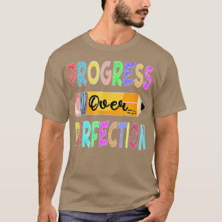 Camiseta Progressos Em Matéria De Professores Motivacionais