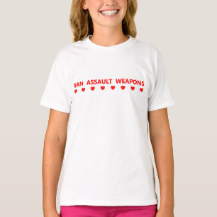 Camiseta Proibição de armas de assalto