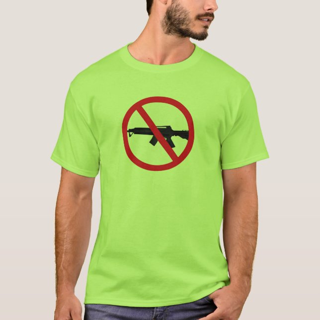 Camiseta Proibição de armas de ataque (Frente)