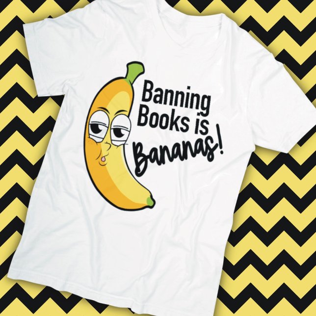Camiseta Proibição de Livros Bananas (Criador carregado)