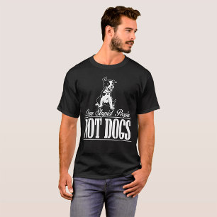 Camiseta Proibir Pessoas Estúpidas Não Cachorros Engraçado 