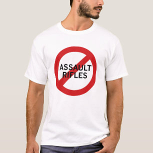 Camiseta Proibir rifles de assalto