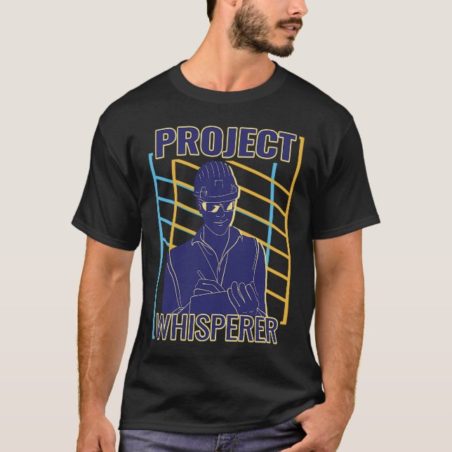 Camiseta Project Whisperer retro Men Construction Project M (Frente)