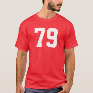 Camiseta Projete seu próprio t-shirt dos números