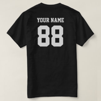 Camiseta Projete seu próprio t-shirt dos números
