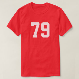 Camiseta Projete seu próprio t-shirt dos números