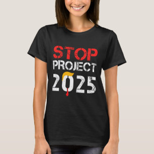 Camiseta Projeto Anti Trump 3 do Projeto 2025