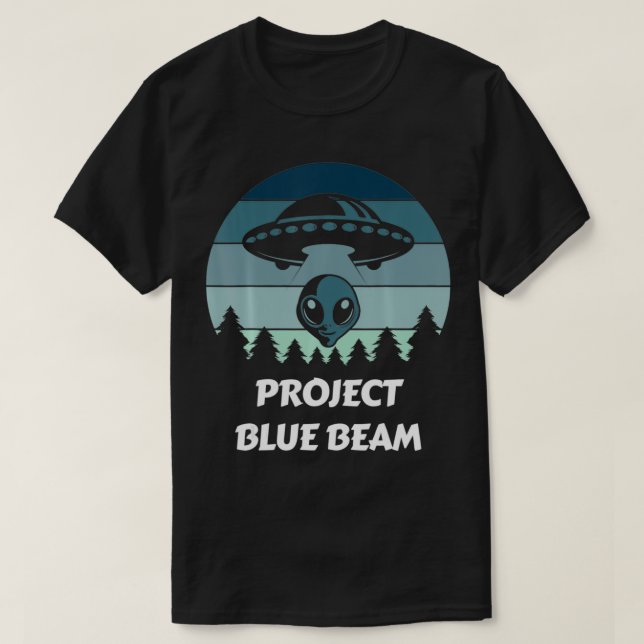 Camiseta Projeto Blue Beam (Frente do Design)