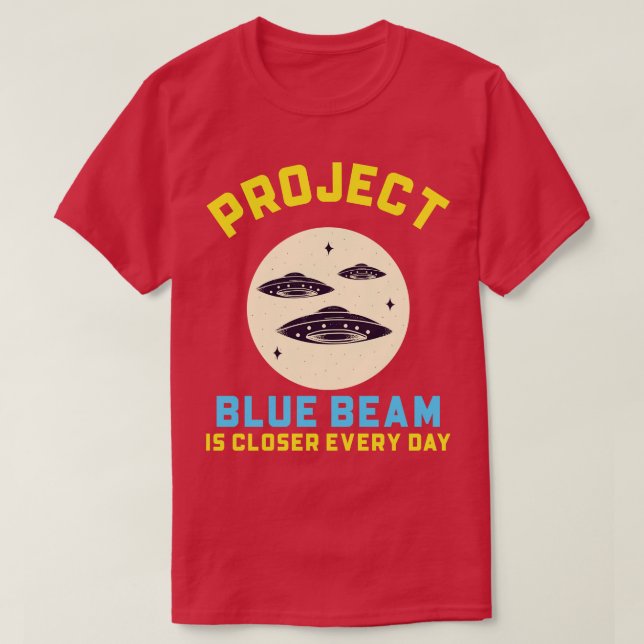 Camiseta Projeto Blue Beam Conspiração TSirt (Frente do Design)