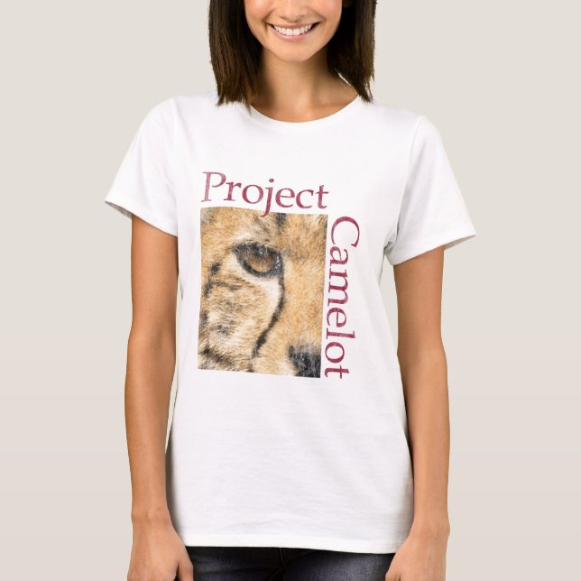 Camiseta Projeto Camelot (olhar resistido) (Frente)
