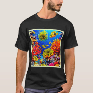 Camiseta Projeto Colorido de Recife de Coral