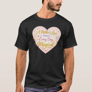 Camiseta Projeto Coração Brilhante Amor Materno Mágico
