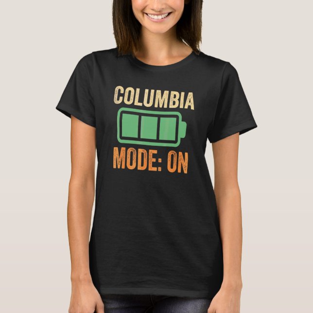 Camiseta Projeto da Bateria no Modo Columbia (Frente)