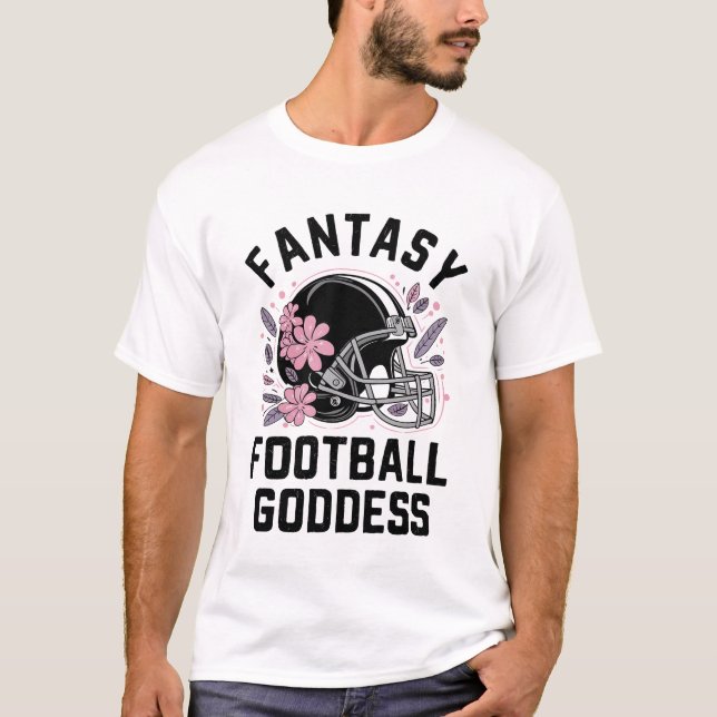 Camiseta Projeto da Deusa Esportiva Fantasia de Futebol (Frente)
