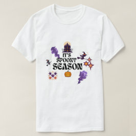 Camiseta Projeto de Casa Assombrada Roxa Assustadora de Hal