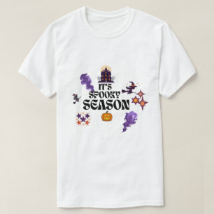 Camiseta Projeto de Casa Assombrada Roxa Assustadora de Hal