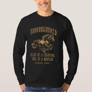 CAMISETA PROJETO DE CAVALO VINTAGE PURA SANGUE