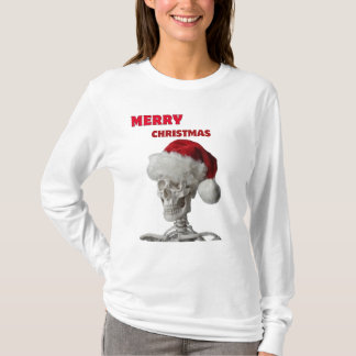 Camiseta Projeto de Celebração de Férias de Natal Alegre Fe