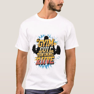 Camiseta projeto de motivação para academia