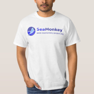 Camiseta Projeto de SeaMonkey - logotipo horizontal