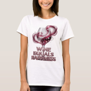 Camiseta Projeto de texto IGUAL A FELICIDADE VINHO Prata Re