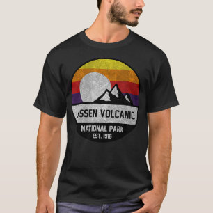 Camiseta Projeto do Parque Nacional Vulcânico Lassen Retro