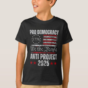 Camiseta Projeto Pro Democracy Anti Project 2025 Parar Proj