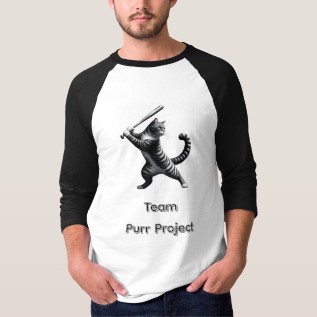 Camiseta Projeto Team Purr (Frente)
