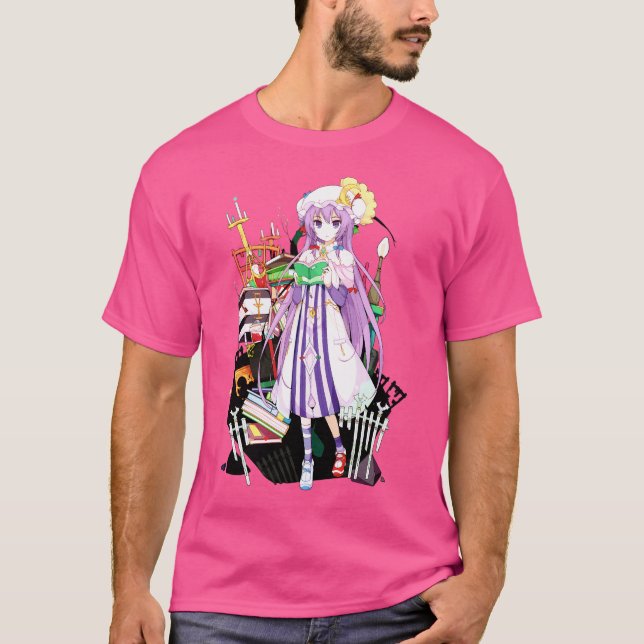 Camiseta Projeto Touhou - Conhecimento Patchouli (Frente)