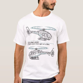 Camiseta Projeto Vetorial Técnico de Blueprint de Piloto de