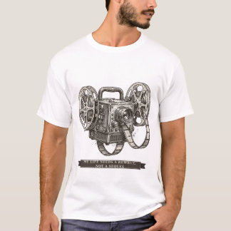 Camiseta Projetor de Filme Divertido