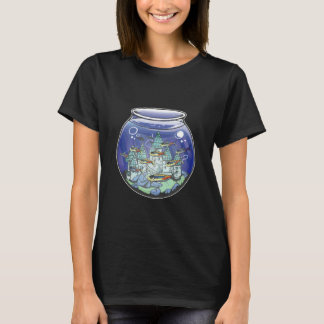 Camiseta Projetos de Aquário Aquaristas Manutenção de Peixe