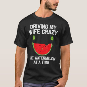 Camiseta Projetos de Melancia Para Homens Pai Comedores de